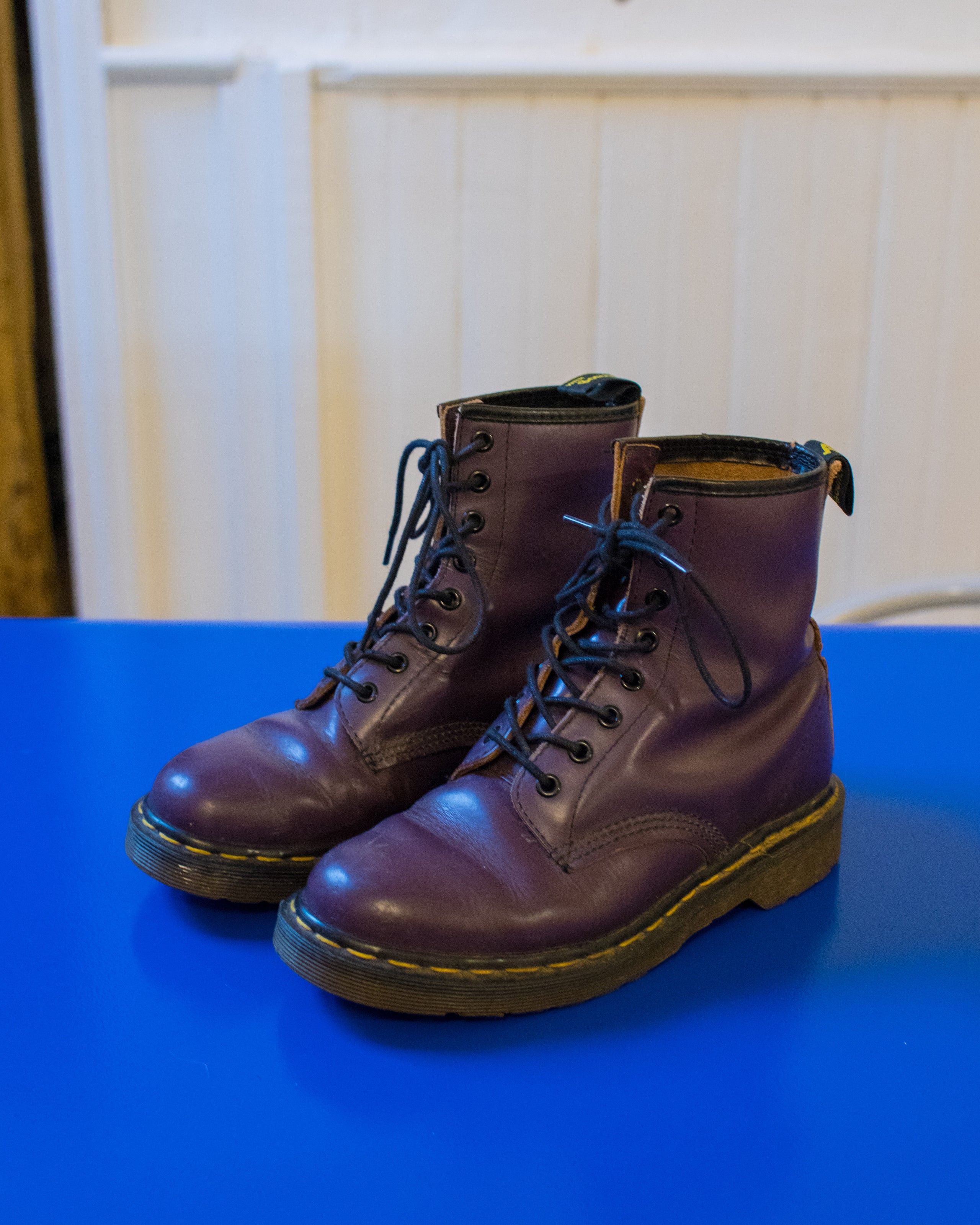 Purple dr martens size 7 top